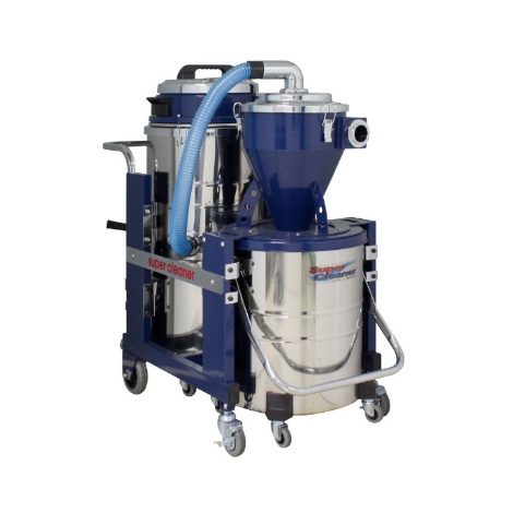 경서글로텍 90리터 산업용 청소기 SUPER-2700H2 2탱크 싸이클론 분리형 3모터