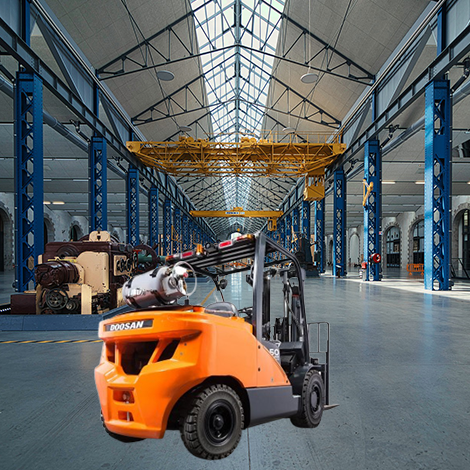 두산 4톤 LPG 좌식 지게차 G40S-7