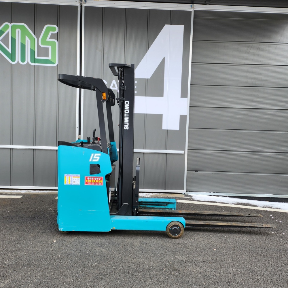 스미도모 1.8톤 전동 지게차 입식 61-FBR18SX 5.5M 2015년식 3단 마스트 5.5M 배터리 2022년식