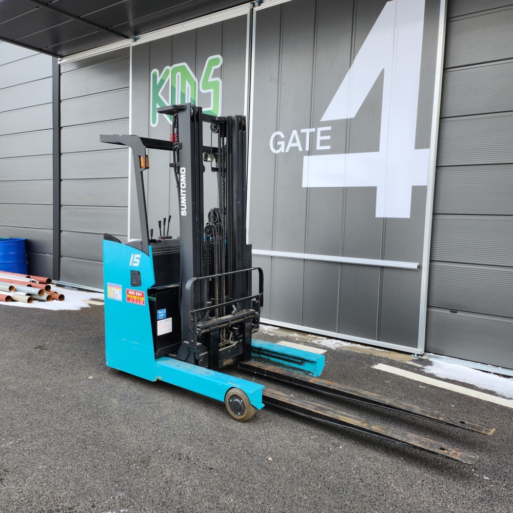 스미도모 1.8톤 전동 지게차 입식 61-FBR18SX 5.5M 2015년식 3단 마스트 5.5M 배터리 2022년식
