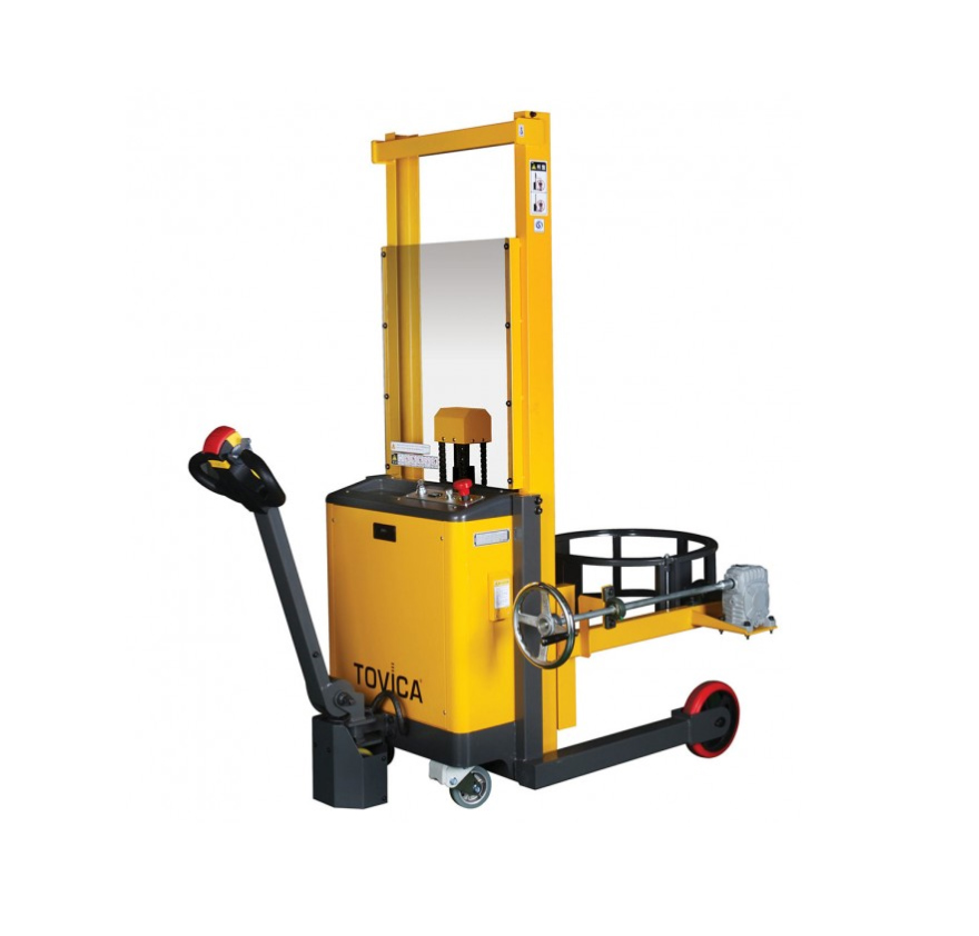 토비카 300KG 전동 구동 드럼 리프트 TFSE300DL 보행식
