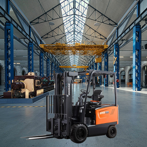 두산 1.5톤 전동 좌식 지게차 B15S-7