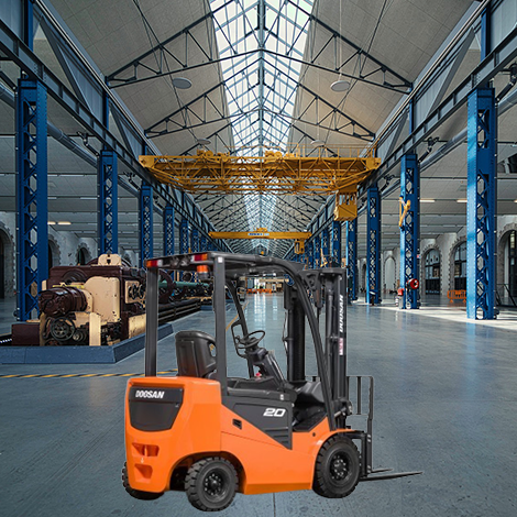 두산 1.5톤 전동 좌식 지게차(보급형 모델) B15NS