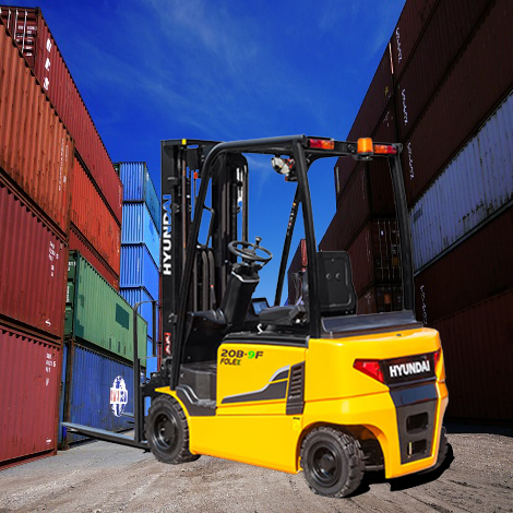 현대 1.6톤 전동 좌식 지게차 16B-9F