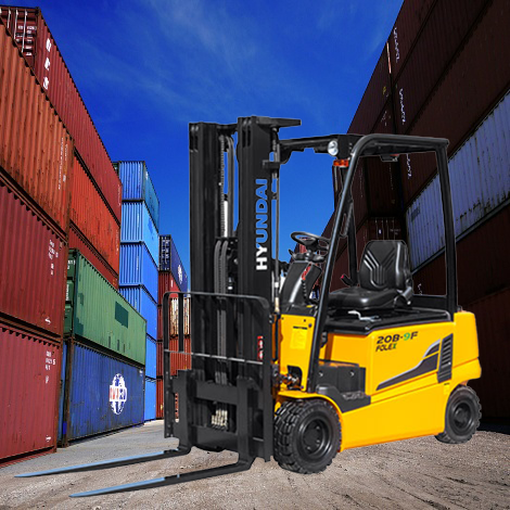 현대 1.6톤 전동 좌식 지게차 16B-9F