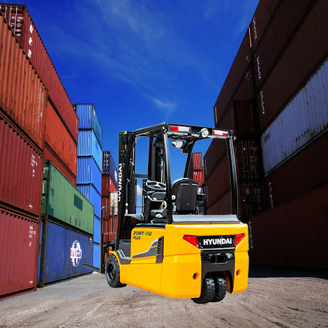 현대 1.5톤 전동 좌식 삼륜형 지게차 15BT-9U