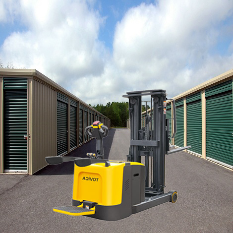 토비카 1.5톤 전동 보행식 지게차 FWR1500-EPS 마스트(2.5m) 리치타입