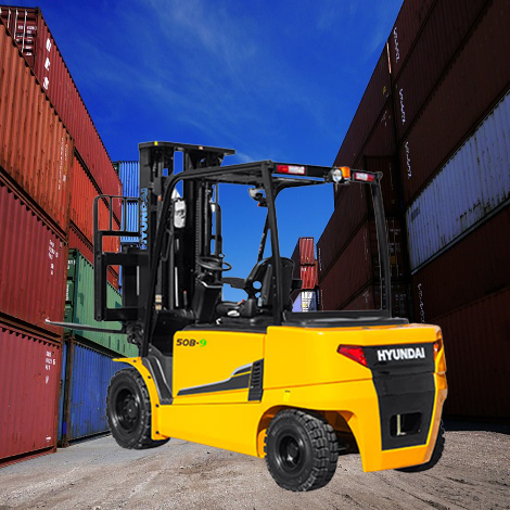 현대 1.6톤 전동 좌식 지게차 16B-9