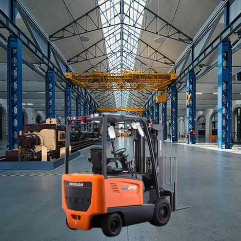 두산 1.8톤 전동 좌식 지게차 B18S-7