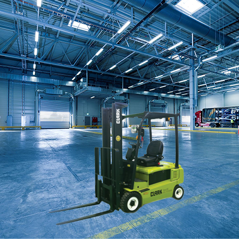 클라크 1.8톤 전동 좌식 지게차 GEX18