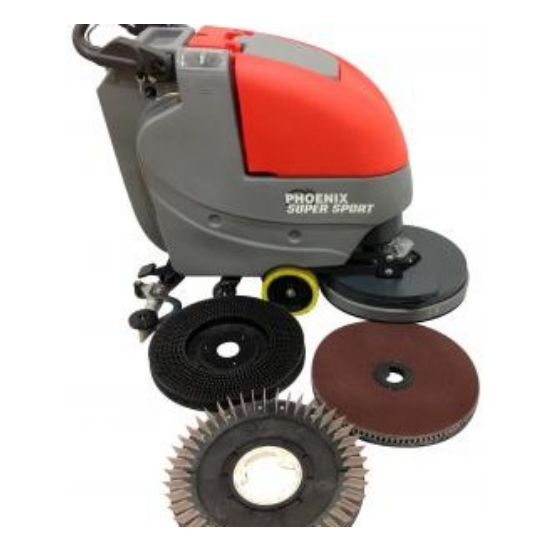 파워보스 청소능력(766평) 보행식 습식 청소장비 PHOENIX 20TD