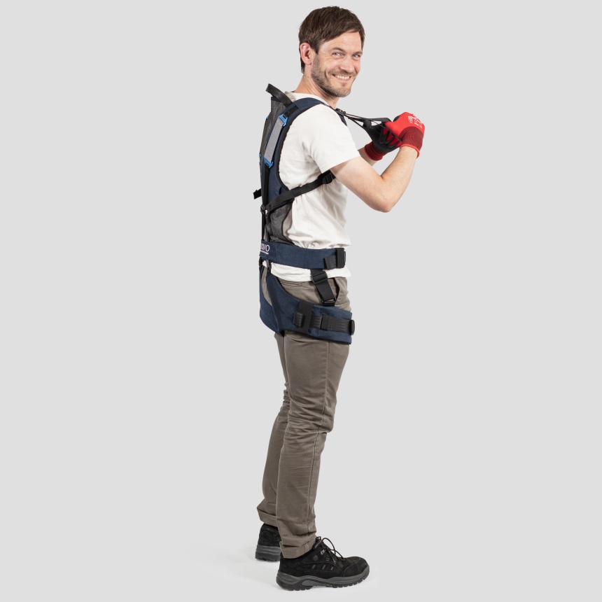 허리 근육 보조용 의복형 슈트 / Auxivo-LiftSuit / 외골격 로봇(Exoskeleton) / 웨어러블 로봇(Wearable Robot)