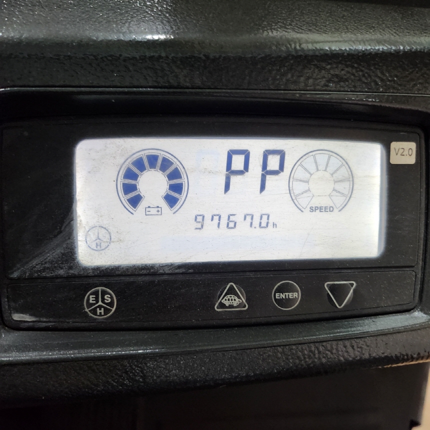 두산 2.5톤 전동 지게차 B25SE-7 자(양) 전후상캡 원포크 1800 좌식