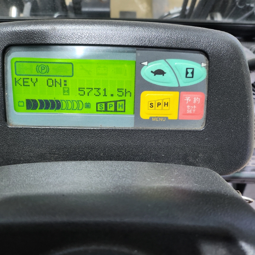 도요타 2.5톤 전동 지게차 7FBL-25 2단4M S/S+자(양) 캐빈 좌식 2016년 12월