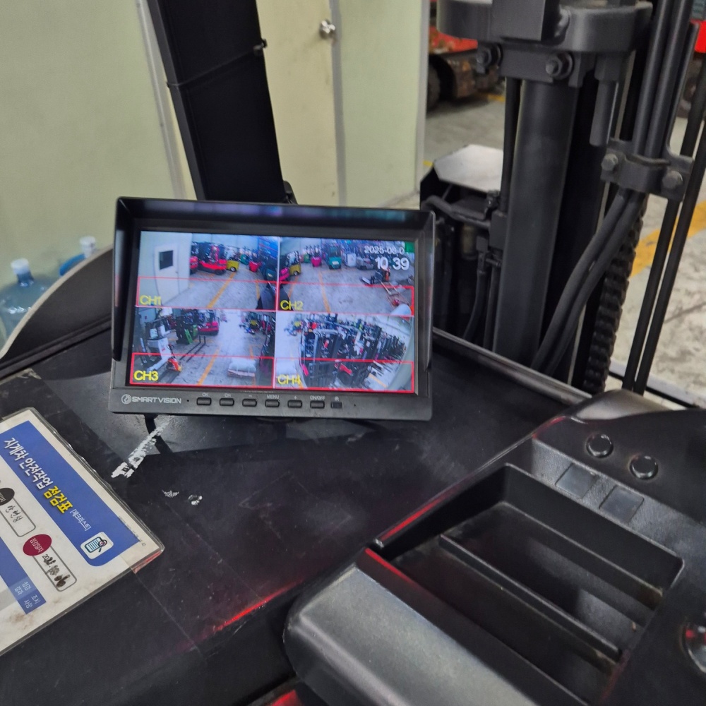 닛산 2톤 전동 지게차 입식 인체감지 설치