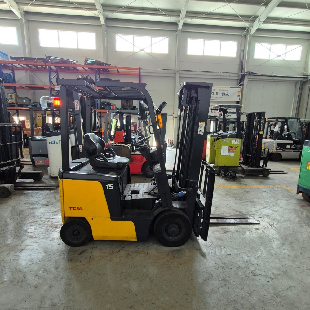 TCM 1.5톤 전동 지게차 FB15-7 3단 4.8M S/S