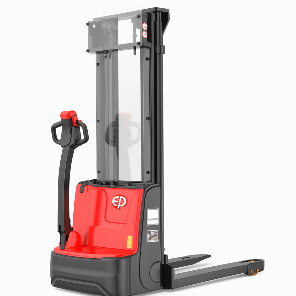 EP 1.2톤 전동 보행식 스태커 ESA121-D 스트래드 버전 고급형