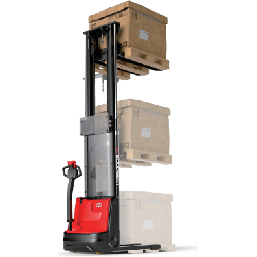 EP 1.2톤 전동 보행식 스태커 ESA121-D 스트래드 버전 고급형