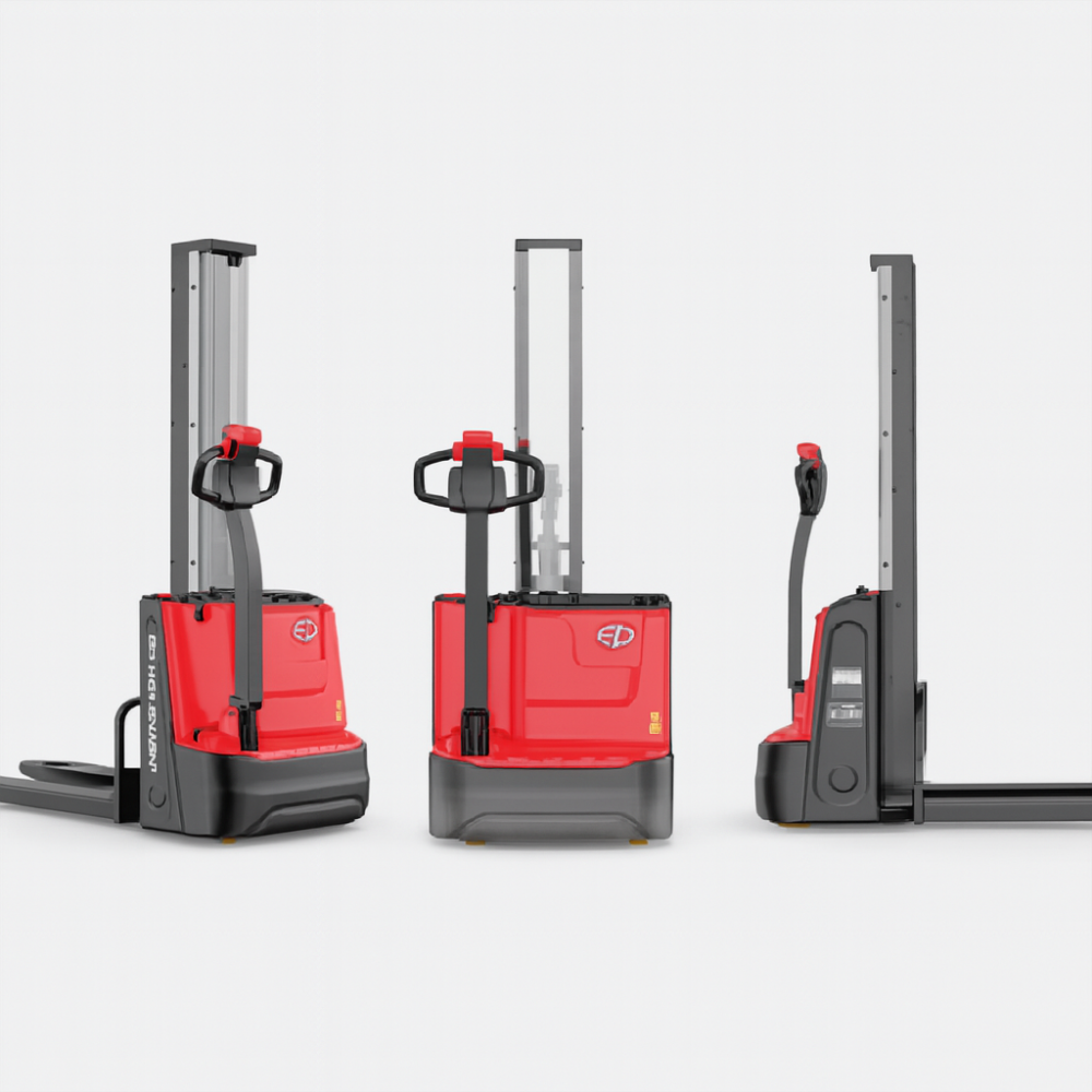 EP 1.2톤 전동 보행식 스태커 ESA121-M 단일 마스트 버전